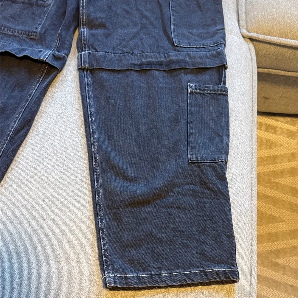 H&M Men's Black Cargo/Jean Pants